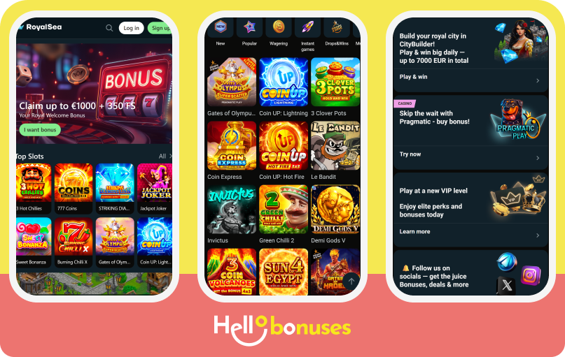 Royalsea Casino Mobile App