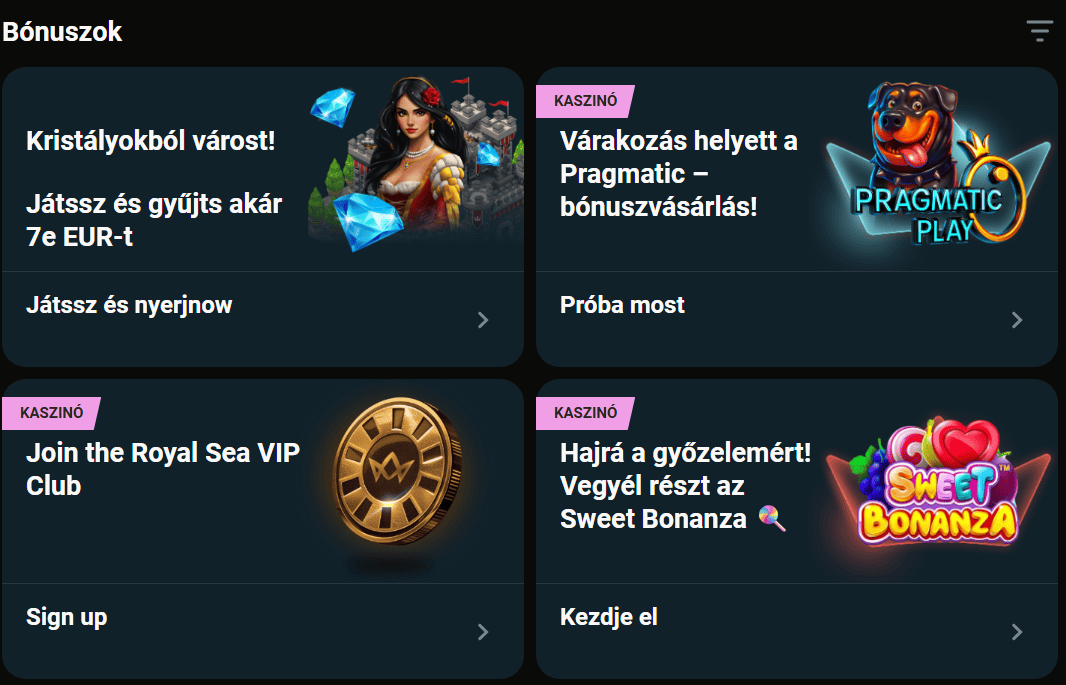 Royalsea Casino Bonusangebote